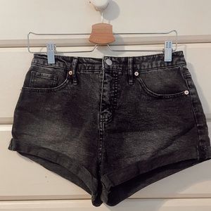 Jean Shorts | Black Denim Shorts